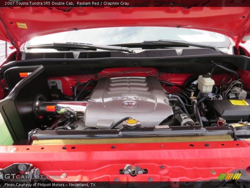 Radiant Red / Graphite Gray 2007 Toyota Tundra SR5 Double Cab