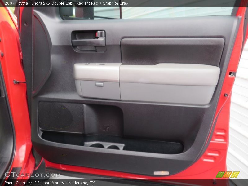 Radiant Red / Graphite Gray 2007 Toyota Tundra SR5 Double Cab