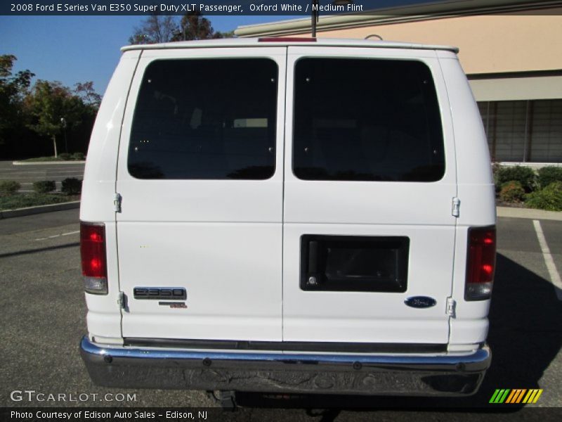Oxford White / Medium Flint 2008 Ford E Series Van E350 Super Duty XLT Passenger