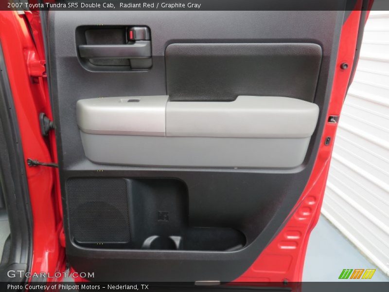 Radiant Red / Graphite Gray 2007 Toyota Tundra SR5 Double Cab