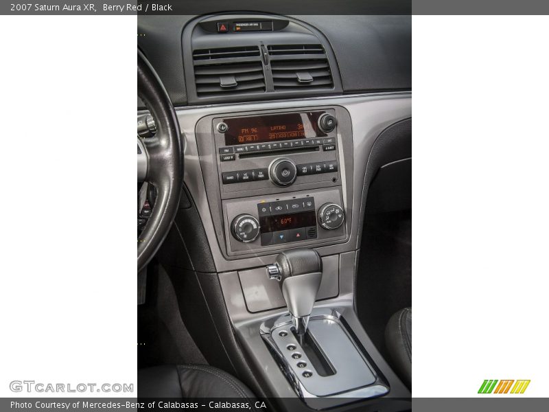 Berry Red / Black 2007 Saturn Aura XR