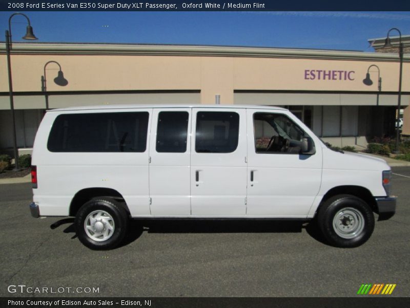 Oxford White / Medium Flint 2008 Ford E Series Van E350 Super Duty XLT Passenger