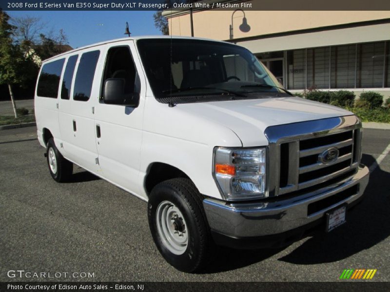 Oxford White / Medium Flint 2008 Ford E Series Van E350 Super Duty XLT Passenger