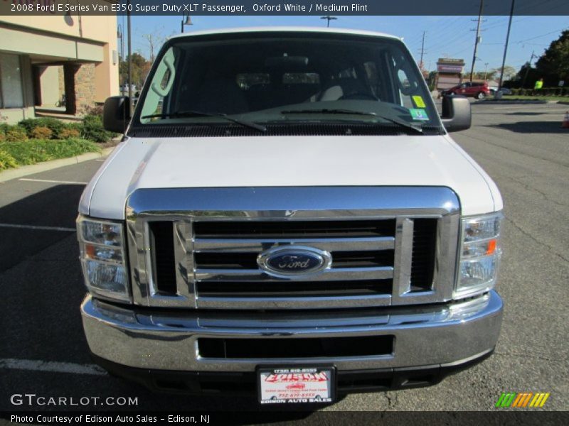 Oxford White / Medium Flint 2008 Ford E Series Van E350 Super Duty XLT Passenger