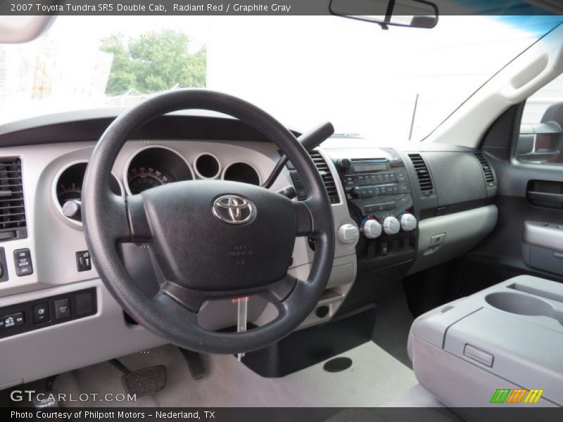 Radiant Red / Graphite Gray 2007 Toyota Tundra SR5 Double Cab