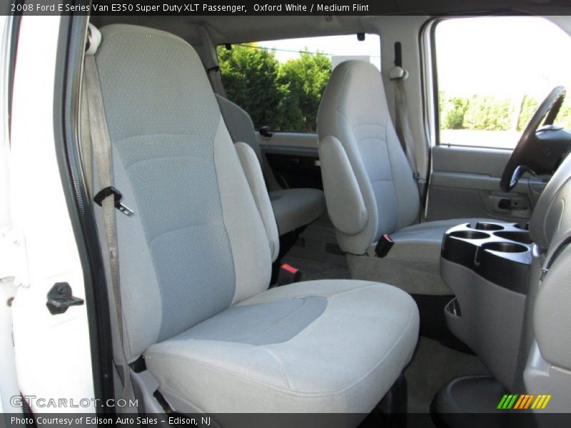 Oxford White / Medium Flint 2008 Ford E Series Van E350 Super Duty XLT Passenger