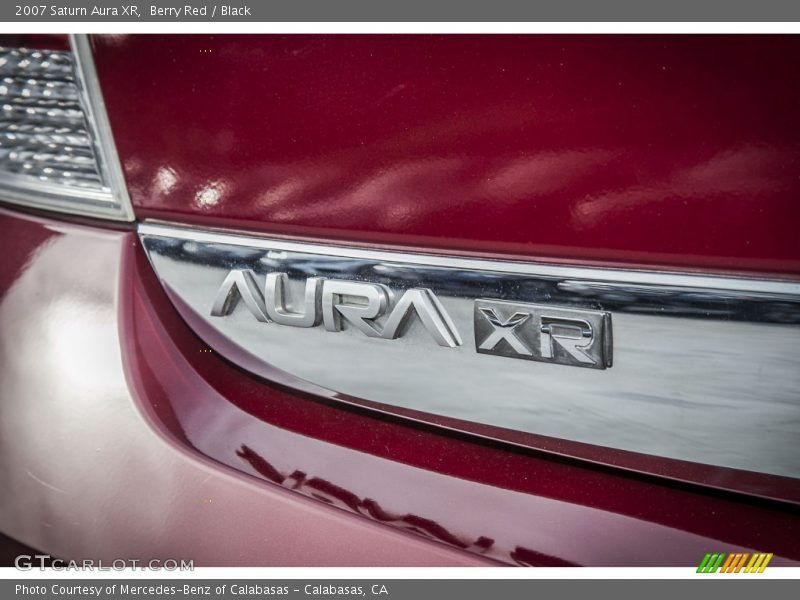 Berry Red / Black 2007 Saturn Aura XR