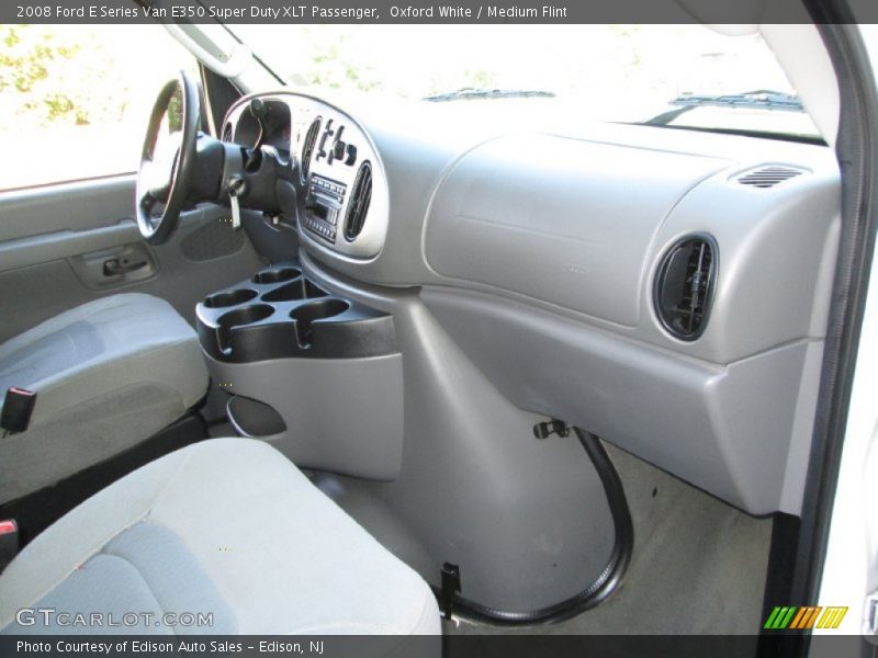 Oxford White / Medium Flint 2008 Ford E Series Van E350 Super Duty XLT Passenger