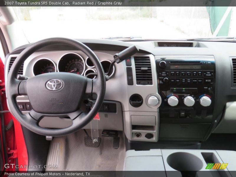 Radiant Red / Graphite Gray 2007 Toyota Tundra SR5 Double Cab