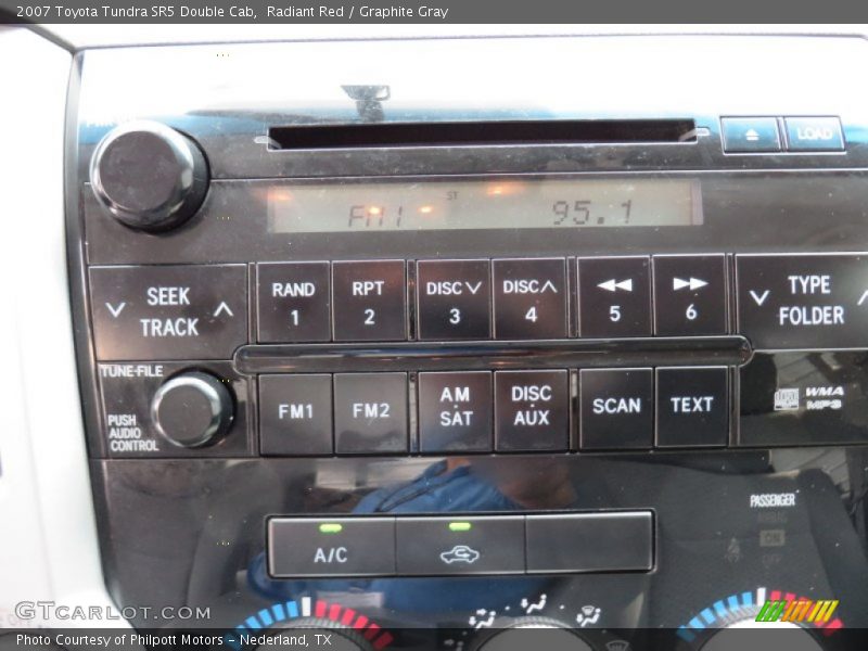 Radiant Red / Graphite Gray 2007 Toyota Tundra SR5 Double Cab