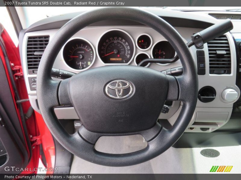 Radiant Red / Graphite Gray 2007 Toyota Tundra SR5 Double Cab