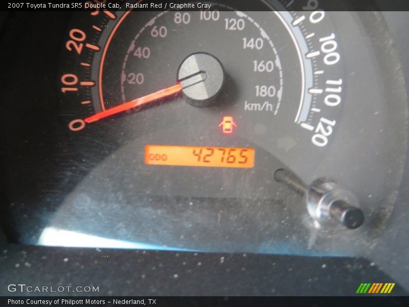 Radiant Red / Graphite Gray 2007 Toyota Tundra SR5 Double Cab
