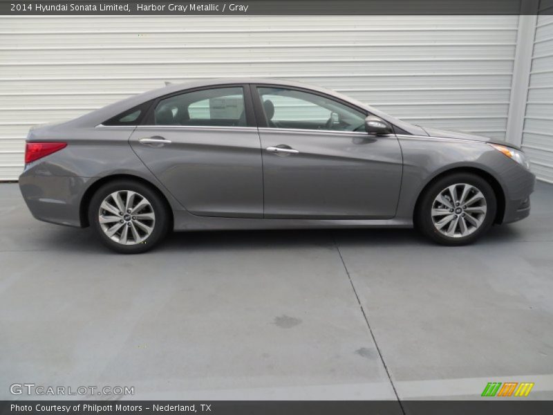 Harbor Gray Metallic / Gray 2014 Hyundai Sonata Limited