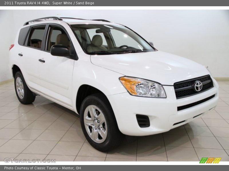 Super White / Sand Beige 2011 Toyota RAV4 I4 4WD