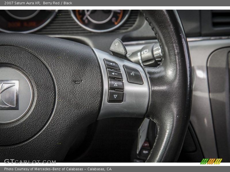 Berry Red / Black 2007 Saturn Aura XR