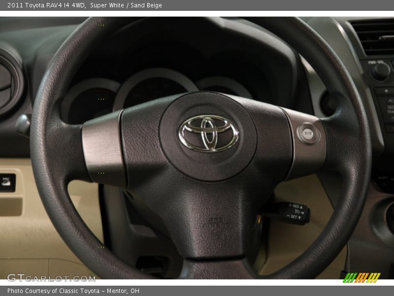 Super White / Sand Beige 2011 Toyota RAV4 I4 4WD