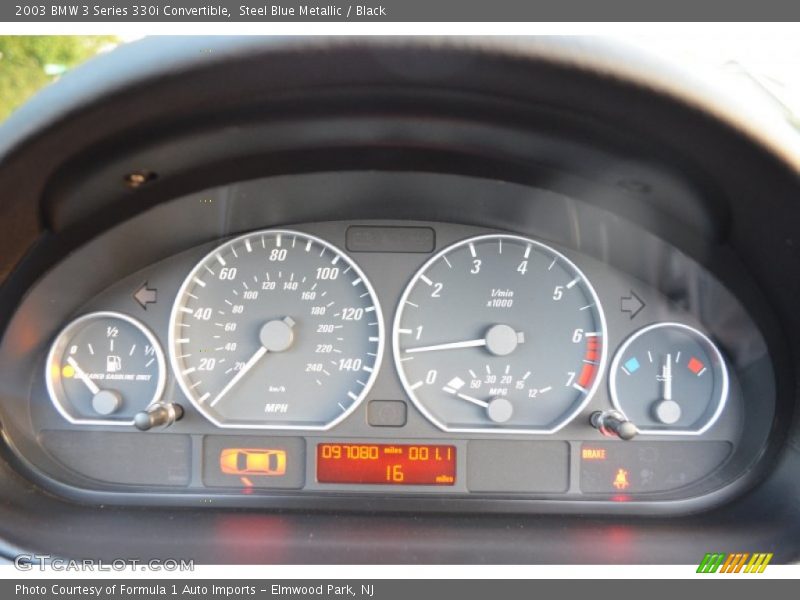  2003 3 Series 330i Convertible 330i Convertible Gauges