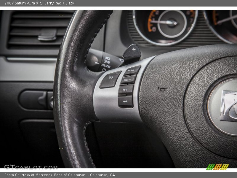 Berry Red / Black 2007 Saturn Aura XR