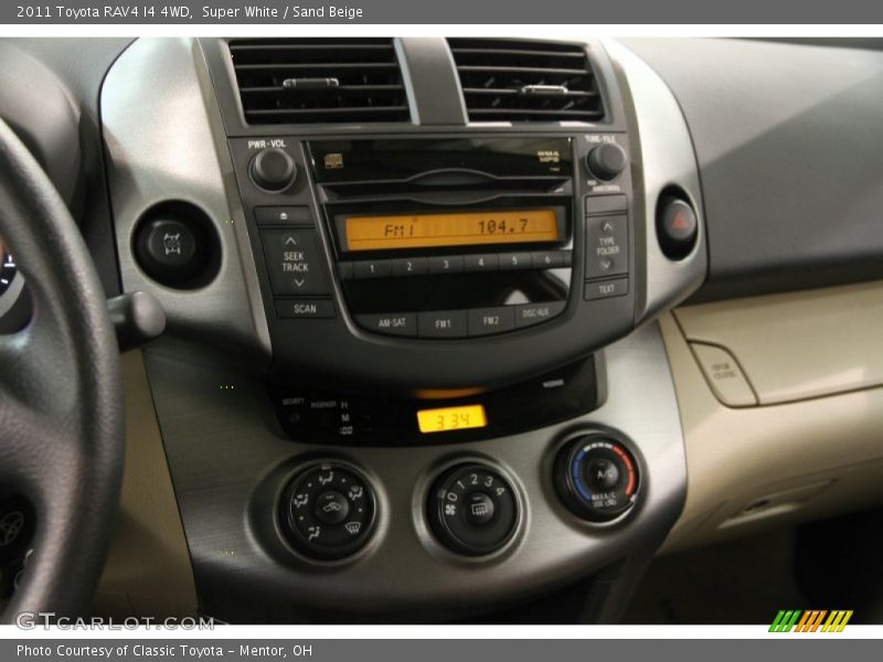 Super White / Sand Beige 2011 Toyota RAV4 I4 4WD