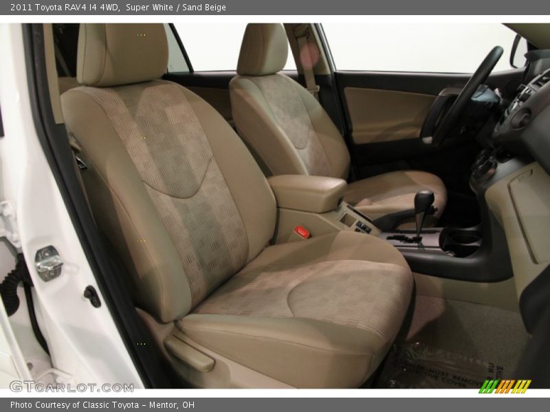 Super White / Sand Beige 2011 Toyota RAV4 I4 4WD