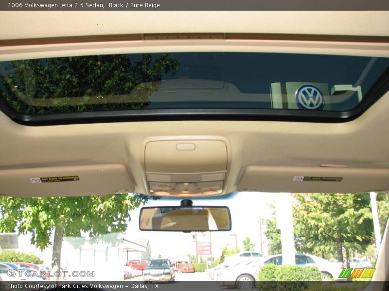 Black / Pure Beige 2006 Volkswagen Jetta 2.5 Sedan