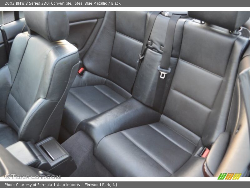 Rear Seat of 2003 3 Series 330i Convertible