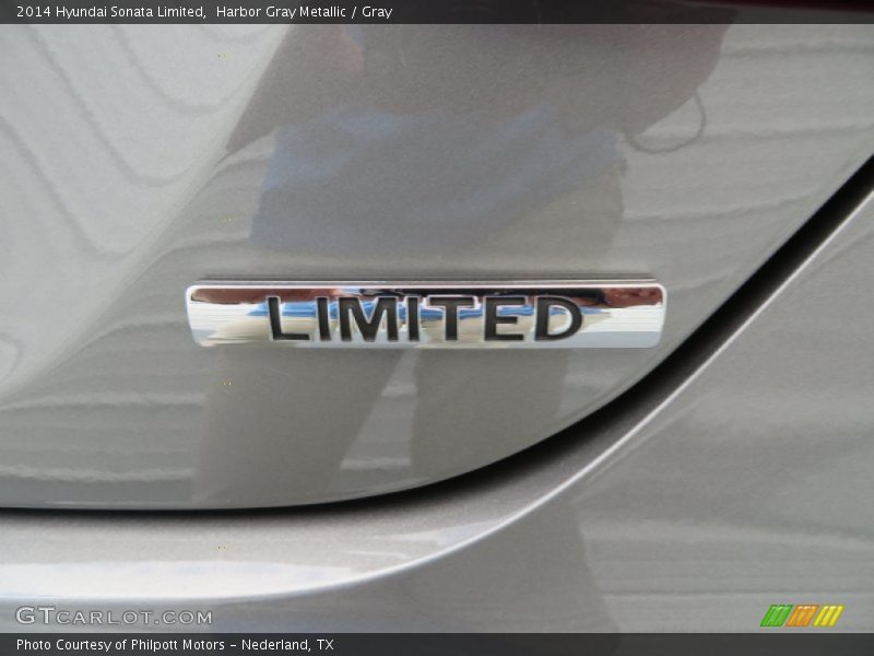 Harbor Gray Metallic / Gray 2014 Hyundai Sonata Limited