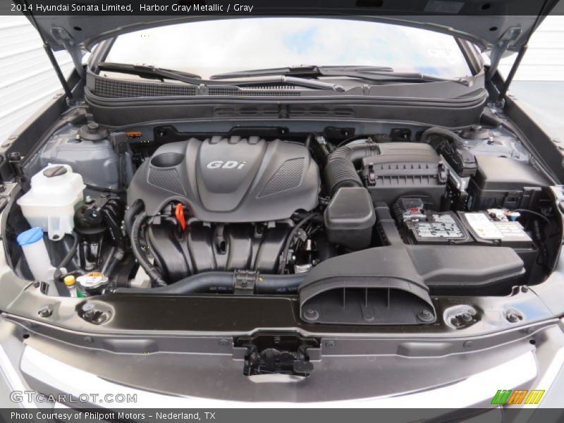 Harbor Gray Metallic / Gray 2014 Hyundai Sonata Limited
