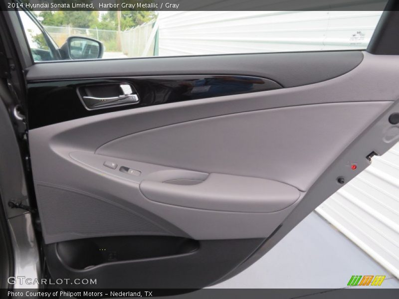 Harbor Gray Metallic / Gray 2014 Hyundai Sonata Limited