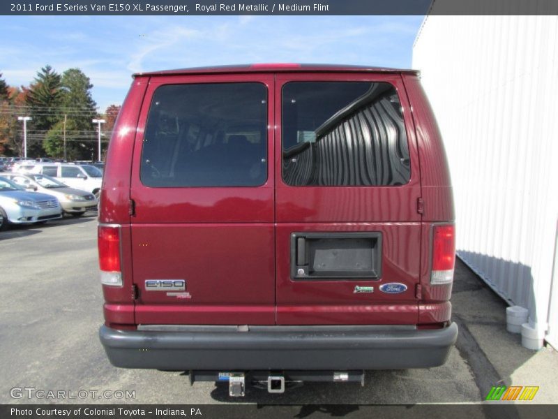 Royal Red Metallic / Medium Flint 2011 Ford E Series Van E150 XL Passenger