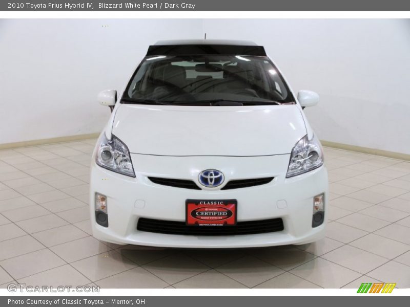 Blizzard White Pearl / Dark Gray 2010 Toyota Prius Hybrid IV