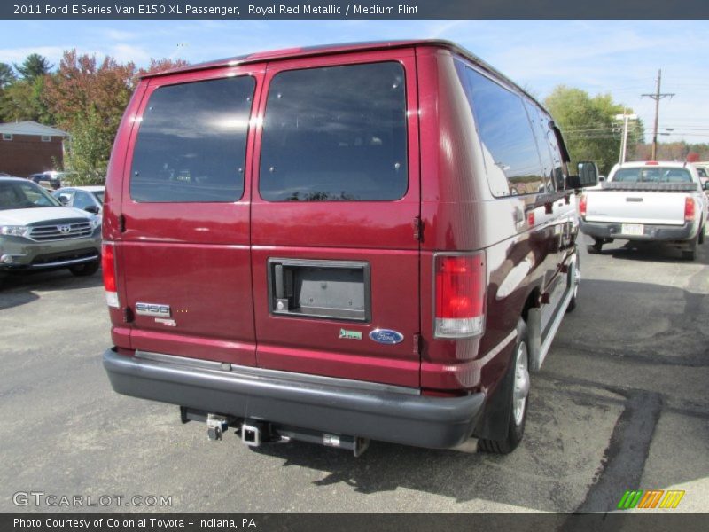 Royal Red Metallic / Medium Flint 2011 Ford E Series Van E150 XL Passenger