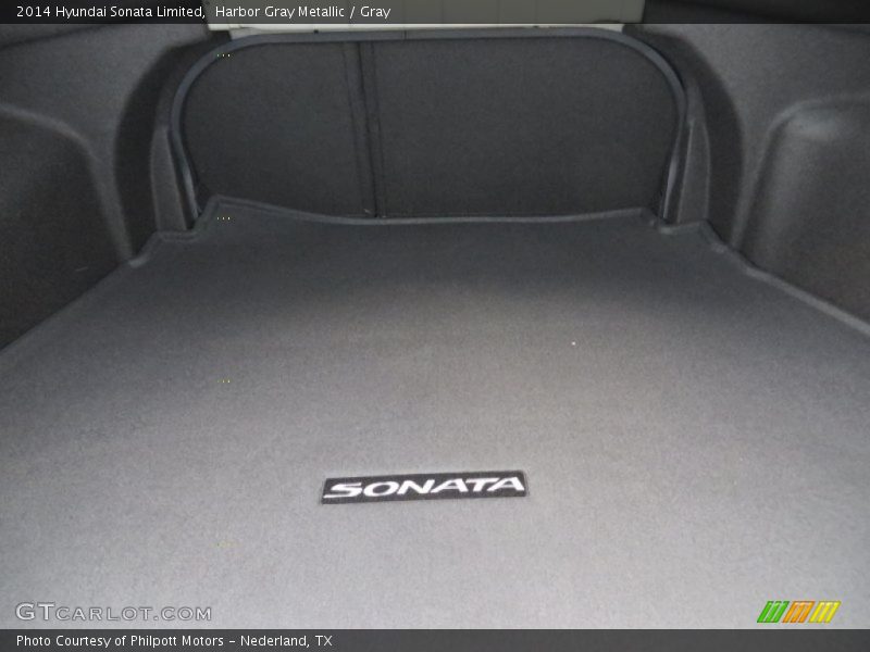 Harbor Gray Metallic / Gray 2014 Hyundai Sonata Limited