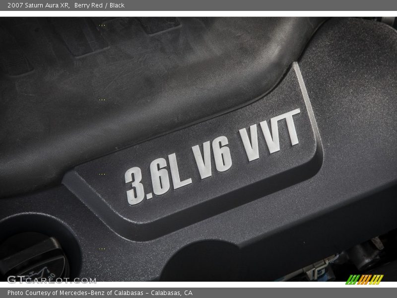 Berry Red / Black 2007 Saturn Aura XR