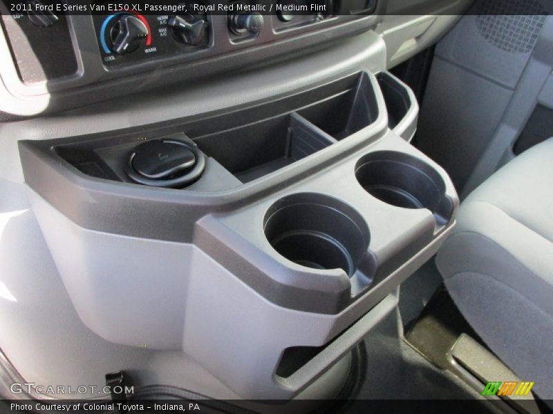 Royal Red Metallic / Medium Flint 2011 Ford E Series Van E150 XL Passenger