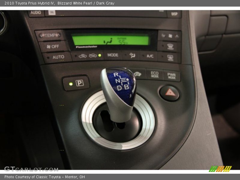 Blizzard White Pearl / Dark Gray 2010 Toyota Prius Hybrid IV