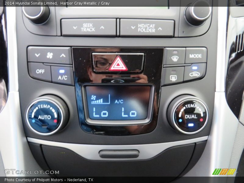 Harbor Gray Metallic / Gray 2014 Hyundai Sonata Limited