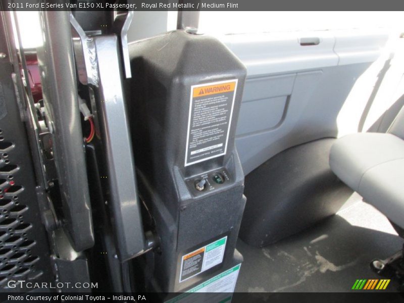 Royal Red Metallic / Medium Flint 2011 Ford E Series Van E150 XL Passenger