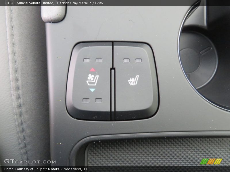 Harbor Gray Metallic / Gray 2014 Hyundai Sonata Limited