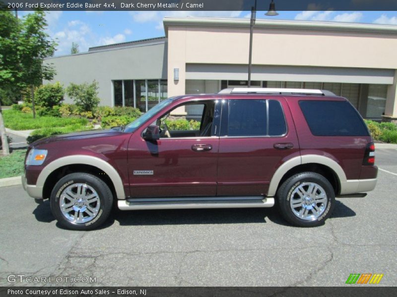 Dark Cherry Metallic / Camel 2006 Ford Explorer Eddie Bauer 4x4