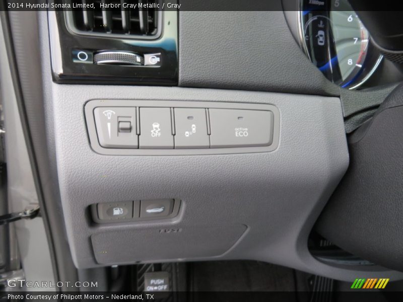 Harbor Gray Metallic / Gray 2014 Hyundai Sonata Limited