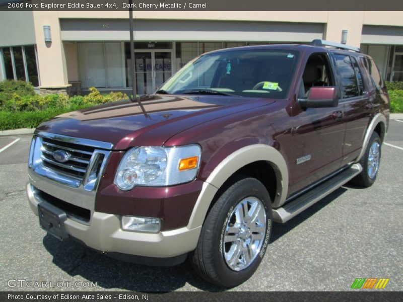 Dark Cherry Metallic / Camel 2006 Ford Explorer Eddie Bauer 4x4