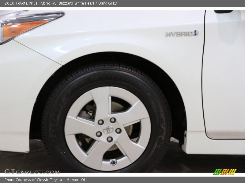 Blizzard White Pearl / Dark Gray 2010 Toyota Prius Hybrid IV