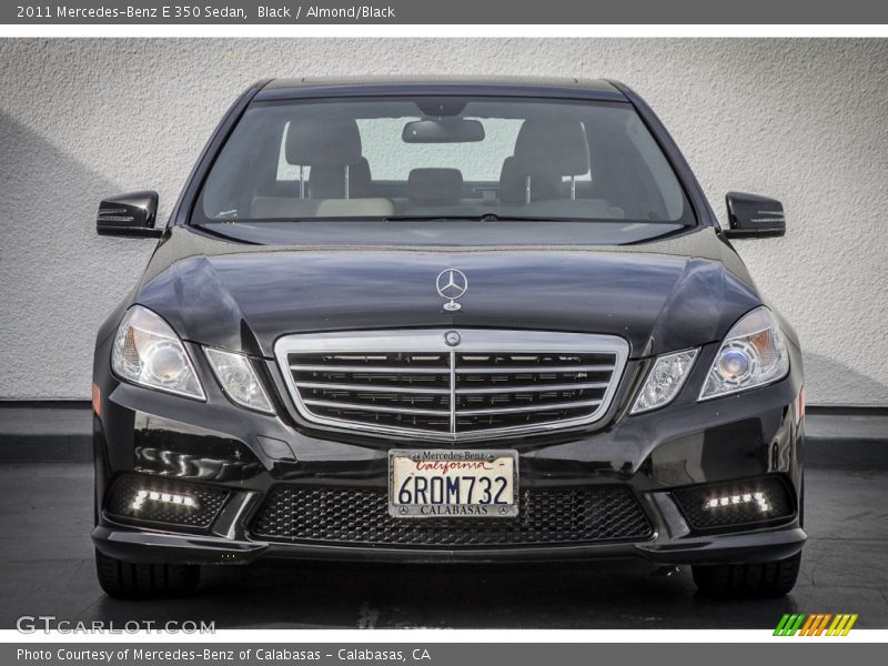 Black / Almond/Black 2011 Mercedes-Benz E 350 Sedan
