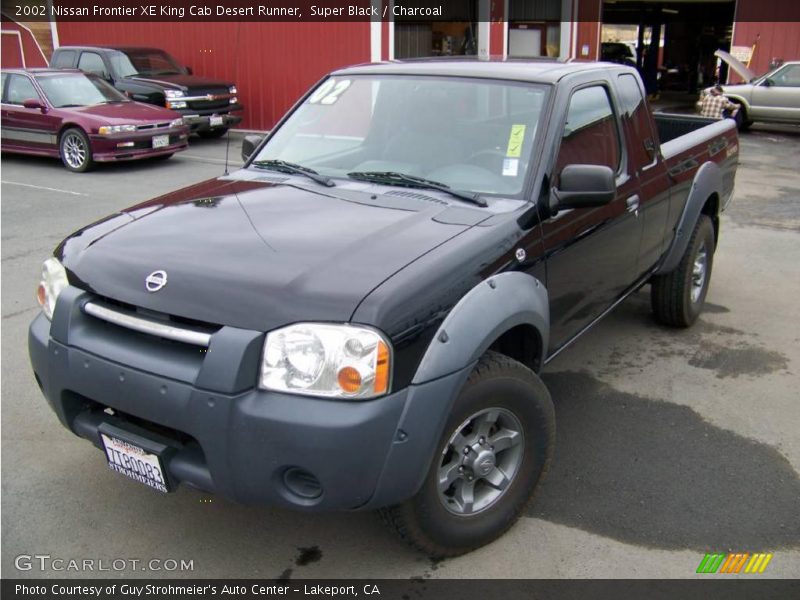 Super Black / Charcoal 2002 Nissan Frontier XE King Cab Desert Runner