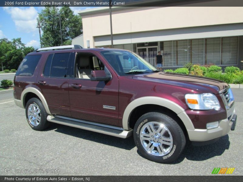 Dark Cherry Metallic / Camel 2006 Ford Explorer Eddie Bauer 4x4