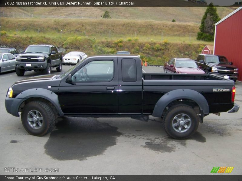 Super Black / Charcoal 2002 Nissan Frontier XE King Cab Desert Runner