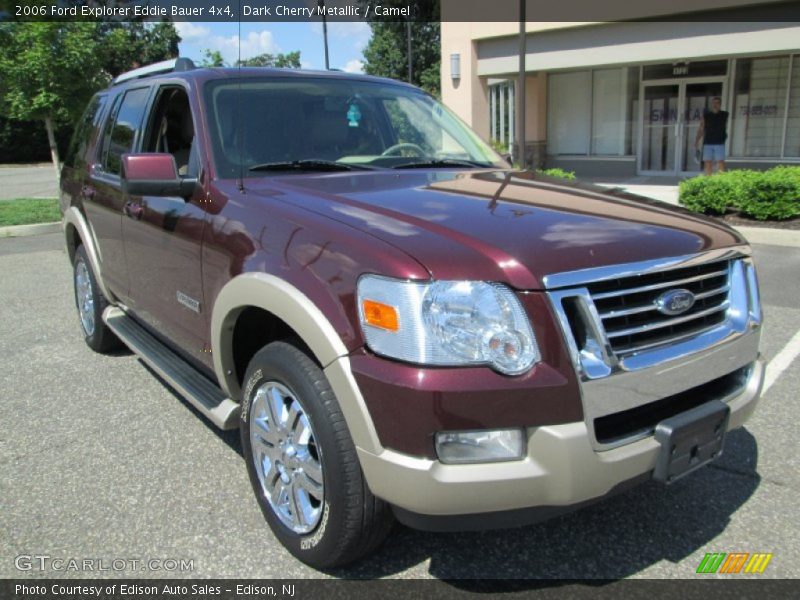Dark Cherry Metallic / Camel 2006 Ford Explorer Eddie Bauer 4x4