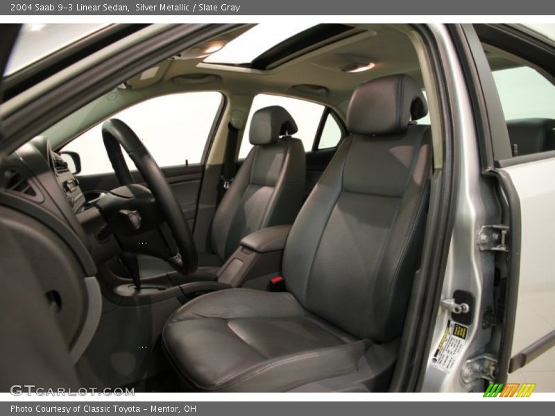 Silver Metallic / Slate Gray 2004 Saab 9-3 Linear Sedan
