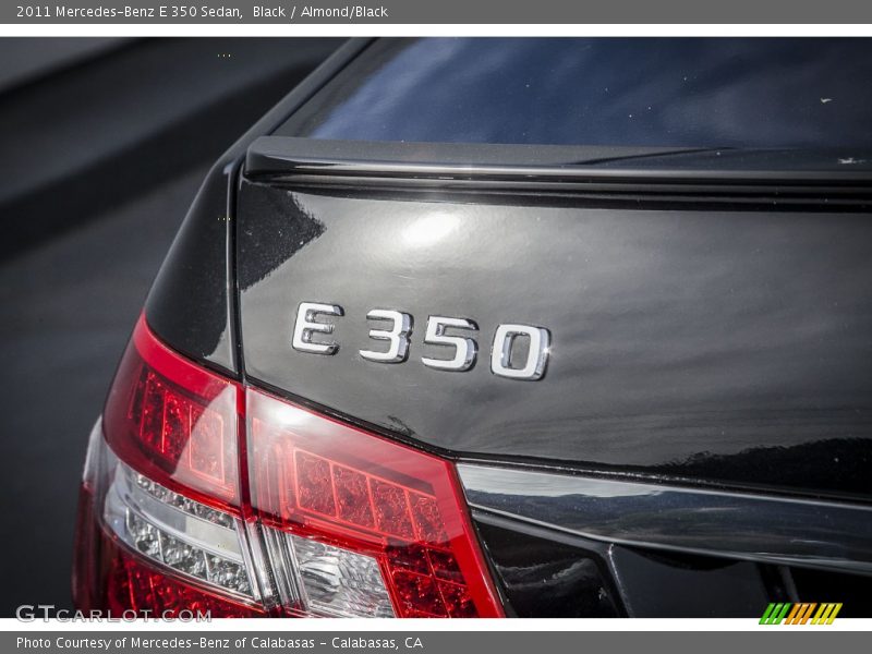Black / Almond/Black 2011 Mercedes-Benz E 350 Sedan
